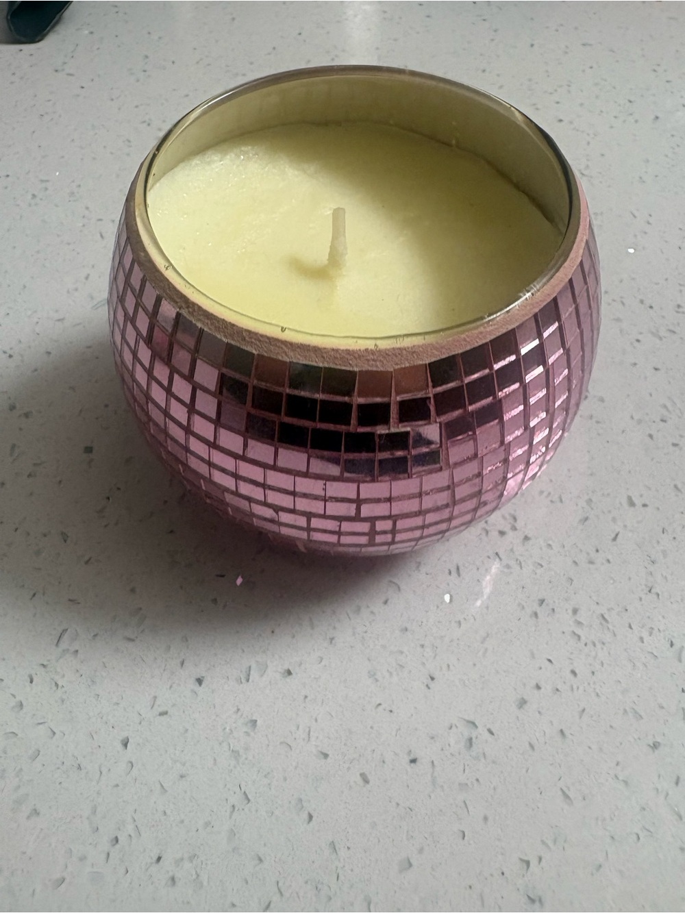 Disco ball Candle